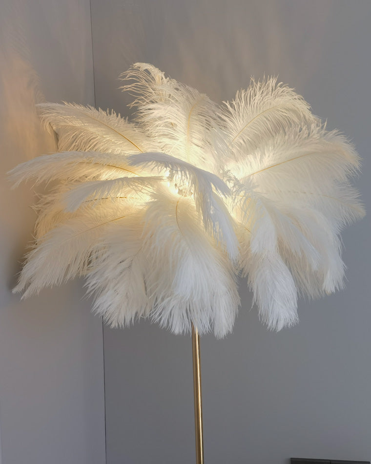 Diff Feather Palm Tree Floor Lamp with Tray-DF7052