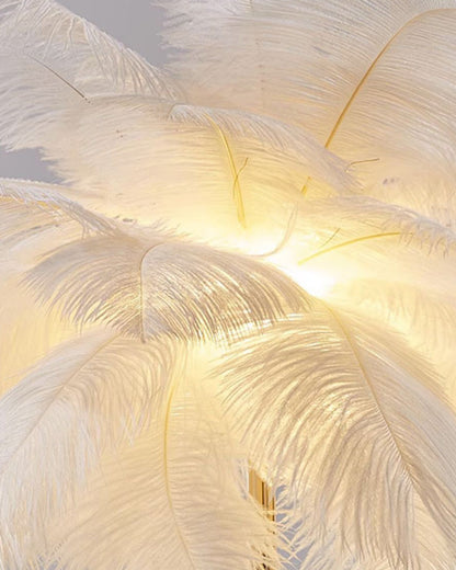 Diff Feather Palm Tree Floor Lamp with Tray-DF7052