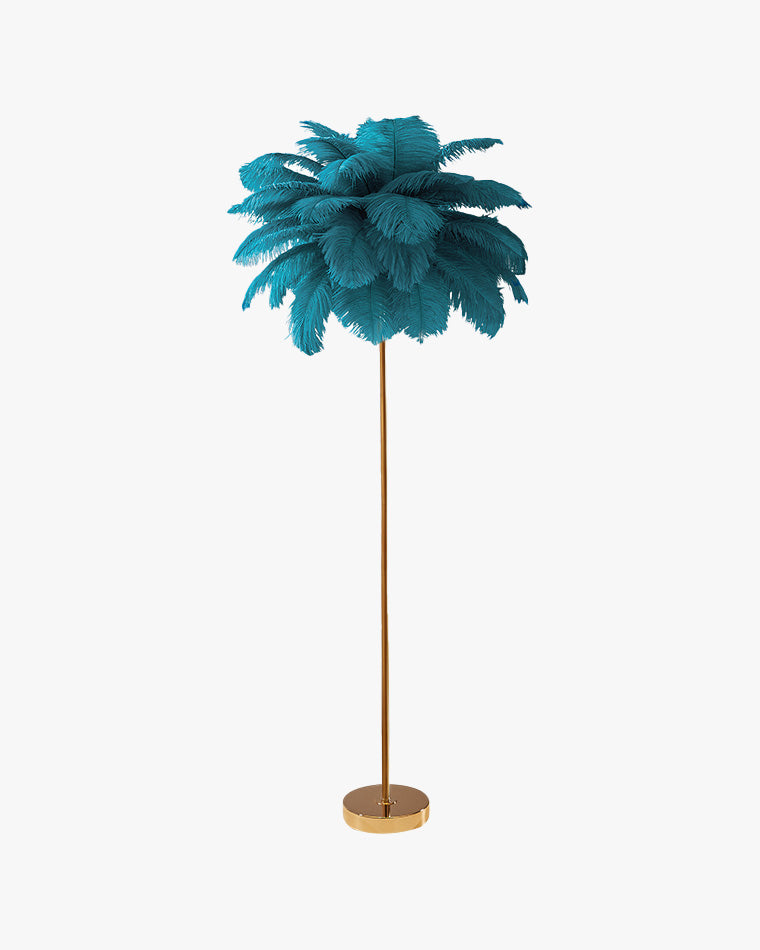 Diff Feather Palm Tree Floor Lamp with Tray-DF7052