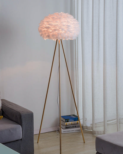 Diff Feather Tripod Floor Lamp-DF7053