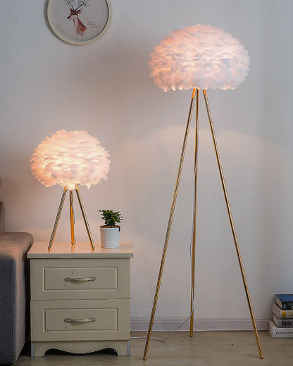 Diff Feather Tripod Floor Lamp-DF7053