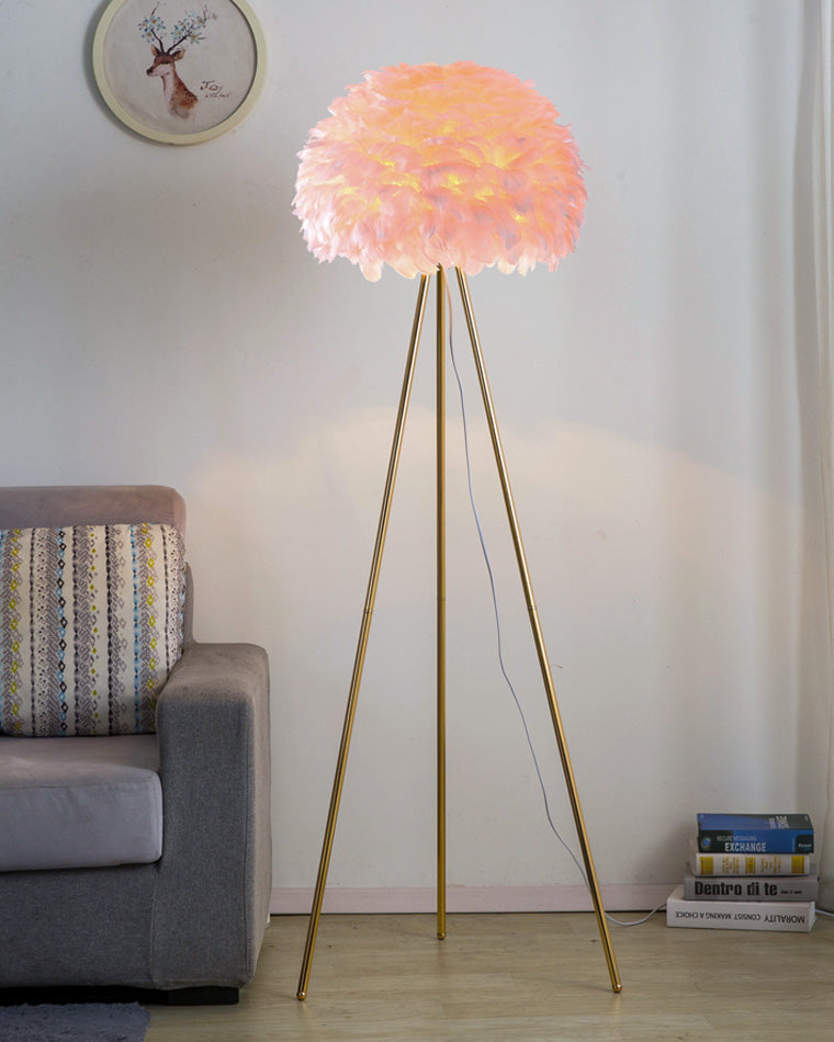 Diff Feather Tripod Floor Lamp-DF7053