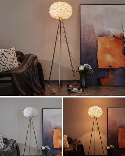 Diff Feather Tripod Floor Lamp-DF7053