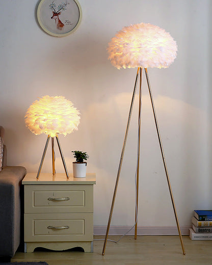 Diff Feather Tripod Floor Lamp-DF7053