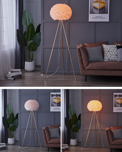Diff Feather Tripod Floor Lamp-DF7053