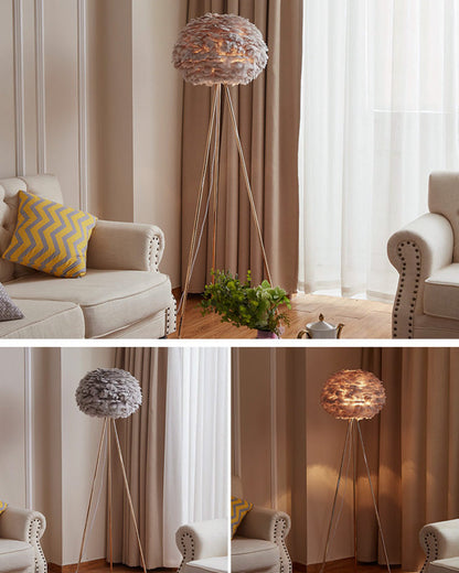 Diff Feather Tripod Floor Lamp-DF7053