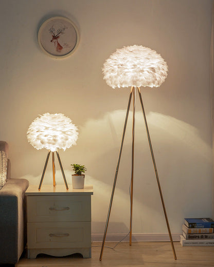 Diff Feather Tripod Floor Lamp-DF7053