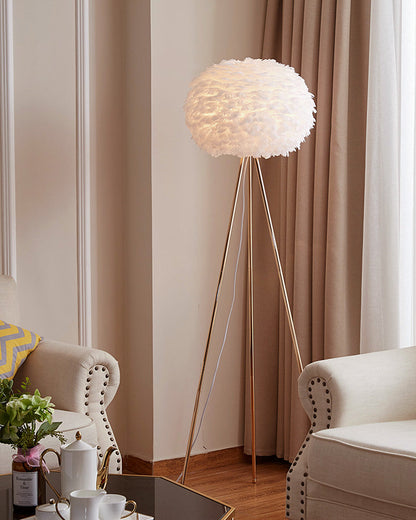 Diff Feather Tripod Floor Lamp-DF7053