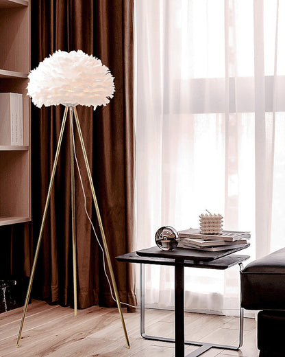Diff Feather Tripod Floor Lamp-DF7053