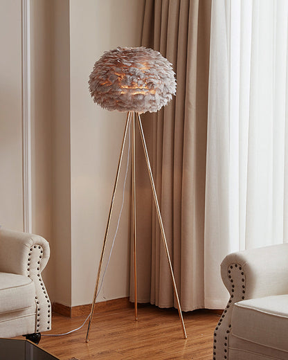 Diff Feather Tripod Floor Lamp-DF7053