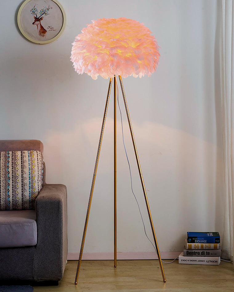 Diff Feather Tripod Floor Lamp-DF7053