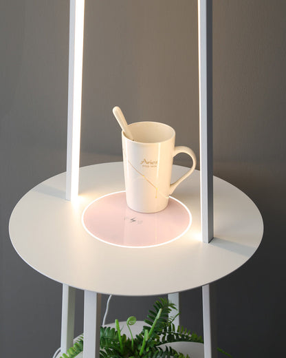 Diff Dimmable Floor Lamp with Charging Table-DF7054