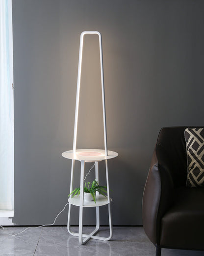 Diff Dimmable Floor Lamp with Charging Table-DF7054