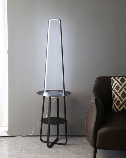 Diff Dimmable Floor Lamp with Charging Table-DF7054