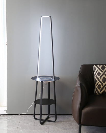 Diff Dimmable Floor Lamp with Charging Table-DF7054