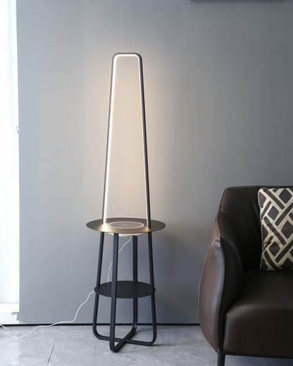Diff Dimmable Floor Lamp with Charging Table-DF7054