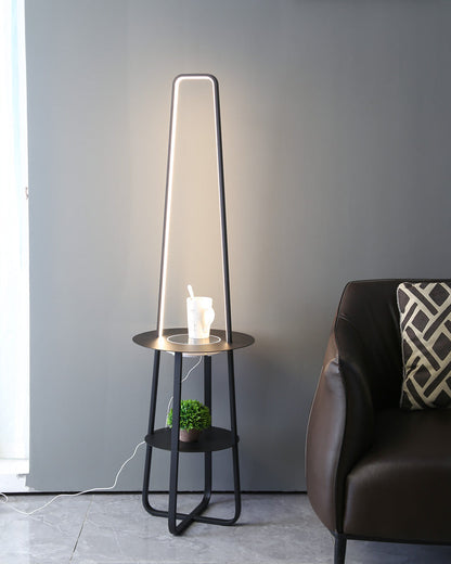 Diff Dimmable Floor Lamp with Charging Table-DF7054
