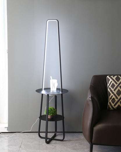 Diff Dimmable Floor Lamp with Charging Table-DF7054