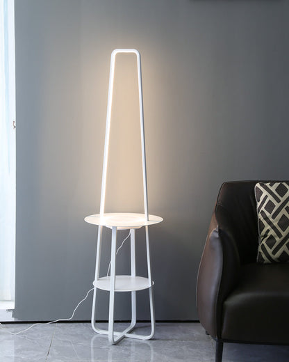 Diff Dimmable Floor Lamp with Charging Table-DF7054