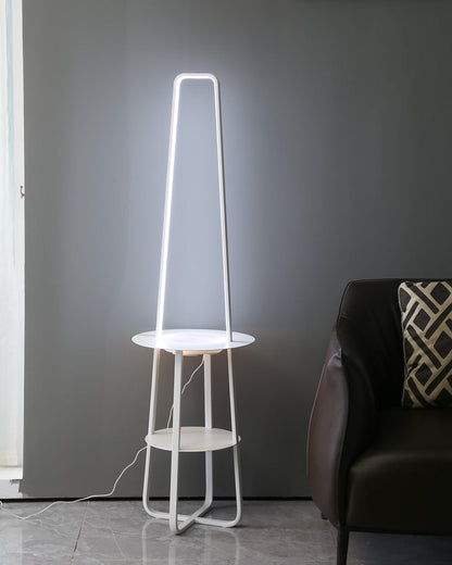 Diff Dimmable Floor Lamp with Charging Table-DF7054