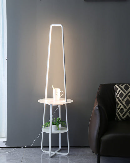 Diff Dimmable Floor Lamp with Charging Table-DF7054