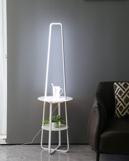 Diff Dimmable Floor Lamp with Charging Table-DF7054