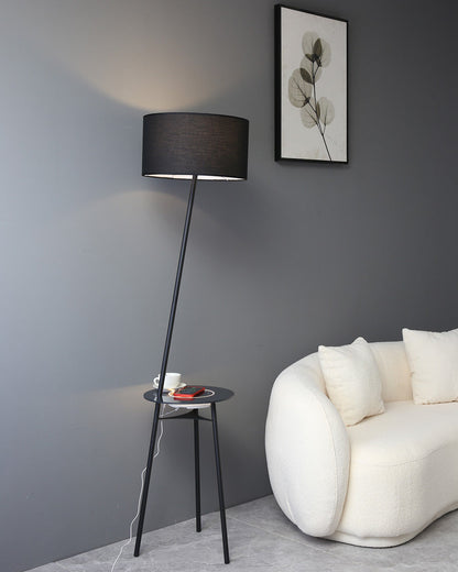 Diff Dimmable Tripod Floor Lamp with Charging Tray-DF7057