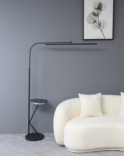 Diff Linear Reading Floor Lamp with Charging Tray-DF7061