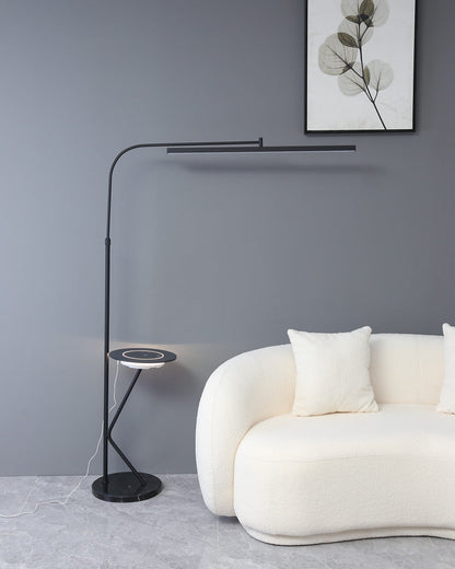 Diff Linear Reading Floor Lamp with Charging Tray-DF7061