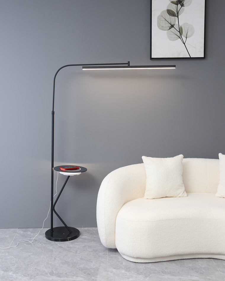 Diff Linear Reading Floor Lamp with Charging Tray-DF7061