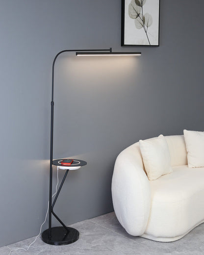 Diff Linear Reading Floor Lamp with Charging Tray-DF7061