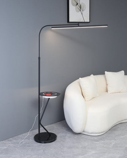 Diff Linear Reading Floor Lamp with Charging Tray-DF7061