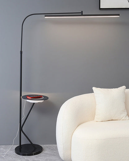 Diff Linear Reading Floor Lamp with Charging Tray-DF7061