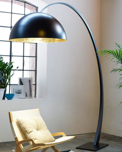 Diff Dome Arc Floor Lamp over Couch-DF7063