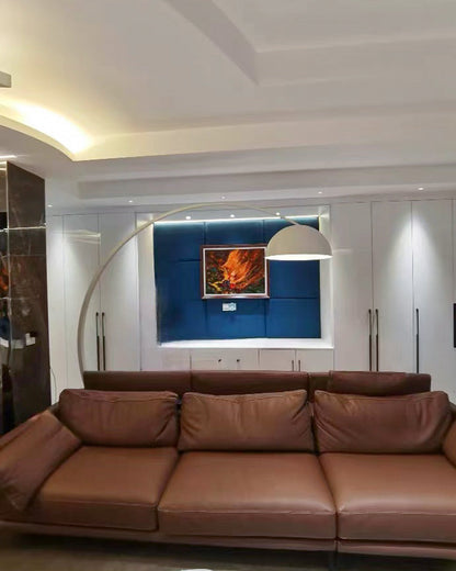 Diff Dome Arc Floor Lamp over Couch-DF7063