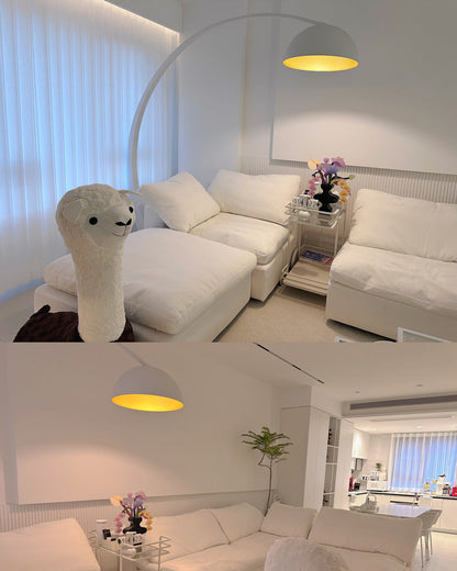 Diff Dome Arc Floor Lamp over Couch-DF7063