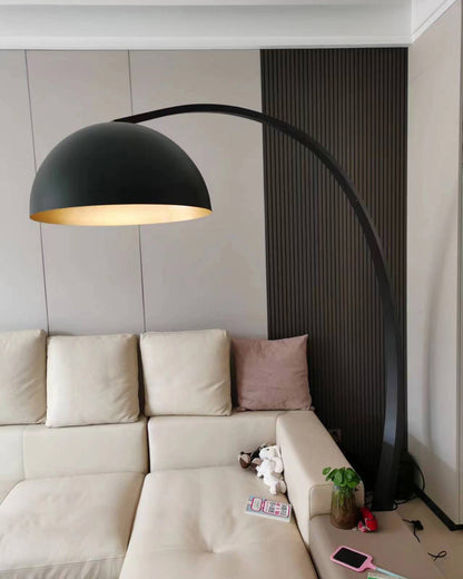 Diff Dome Arc Floor Lamp over Couch-DF7063