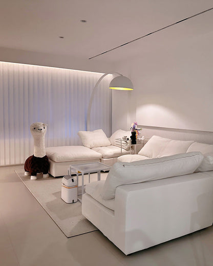 Diff Dome Arc Floor Lamp over Couch-DF7063