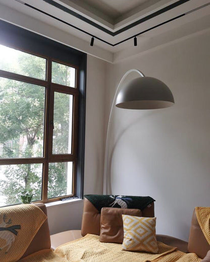 Diff Dome Arc Floor Lamp over Couch-DF7063