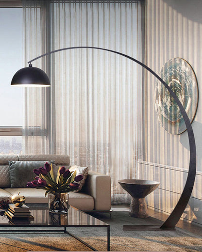 Diff Dome Arc Floor Lamp over Couch-DF7063