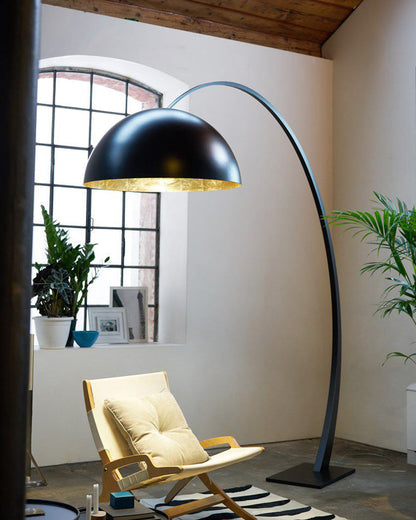 Diff Dome Arc Floor Lamp over Couch-DF7063