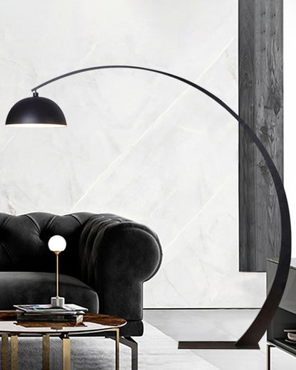 Diff Dome Arc Floor Lamp over Couch-DF7063