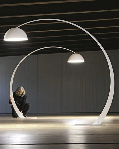 Diff Dome Arc Floor Lamp over Couch-DF7063
