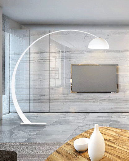 Diff Dome Arc Floor Lamp over Couch-DF7063