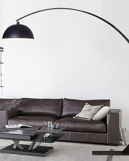 Diff Dome Arc Floor Lamp over Couch-DF7063