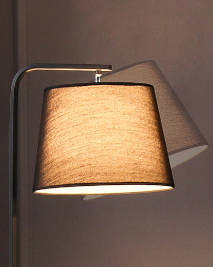 Diff Vintage Linen Floor Lamp with Charging Table-DF7064