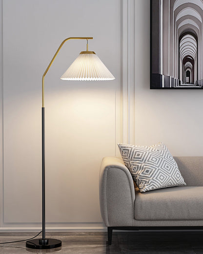 Diff Pleated Hanging Floor Lamp-DF7066