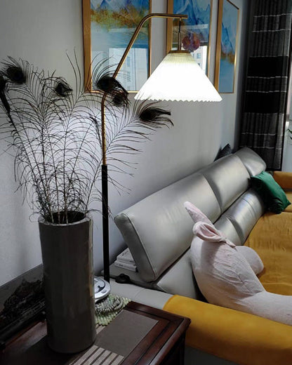 Diff Pleated Hanging Floor Lamp-DF7066
