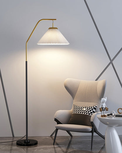 Diff Pleated Hanging Floor Lamp-DF7066