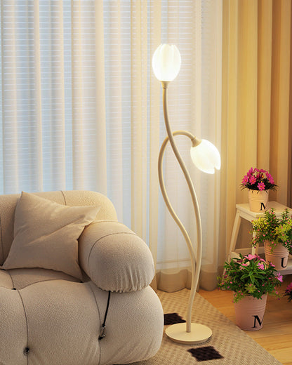 Diff 2-bulb Flower Floor Lamp-DF7070